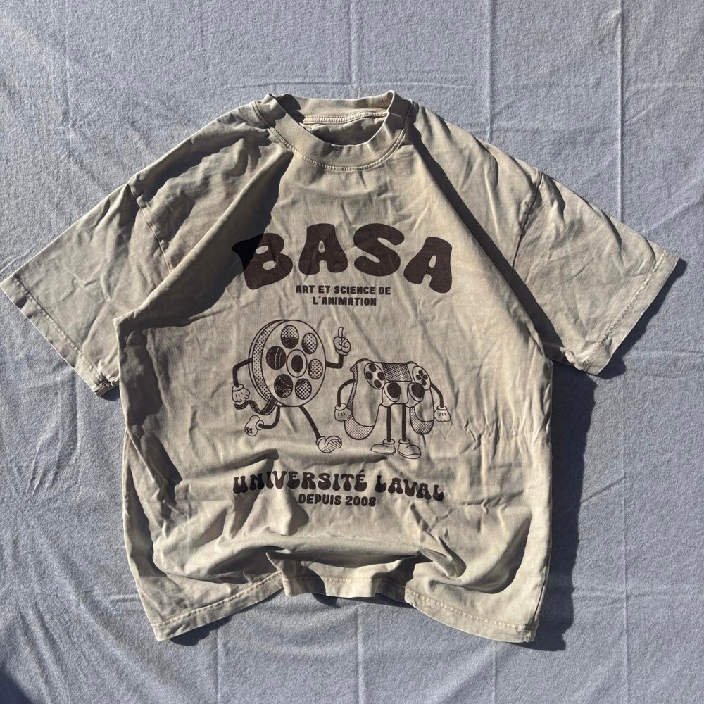 Beige BASA Université Laval Graphic Cotton T-Shirt